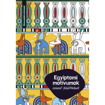 Egyiptomi motívumok - Színező felnőtteknek