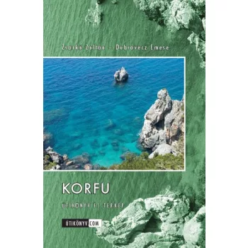 Korfu útikönyv és térkép