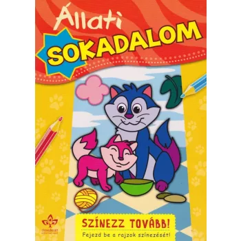 Állati sokadalom - Színezz tovább!