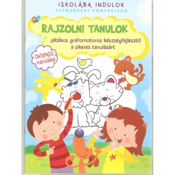   Rajzolni tanulok - Iskolába indulok (öntapadó matricákkal)