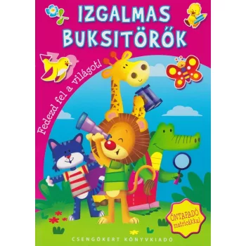 Izgalmas buksitörők - Öntapadó matricákkal