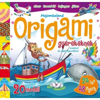   Majomkaland – Origami gyerekeknek Jó állapotú szépséghibás