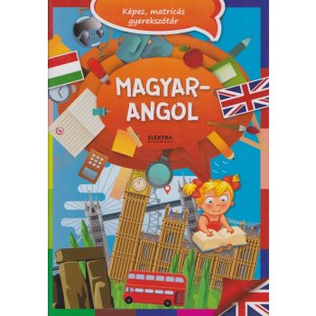 Magyar-angol képes, matricás gyerekszótár