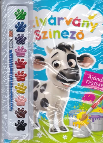 Szivárvány színező Boci fiú