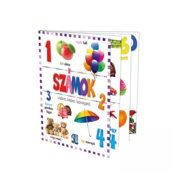 Számok - Vidám képes lapozgató