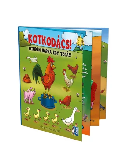 Kotkodács! Minden napra egy tojás!-vidám mondókák - Vidám képes lapozgató