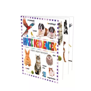 Házi kedvencek- Vidám képes lapozgató 