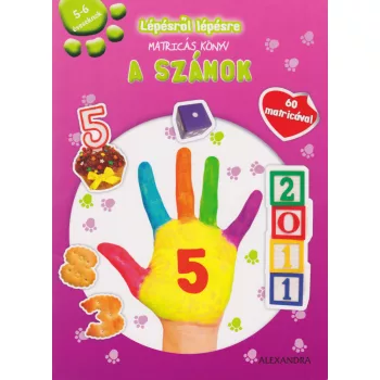 Lépésről lépésre matricás könyv - A számok