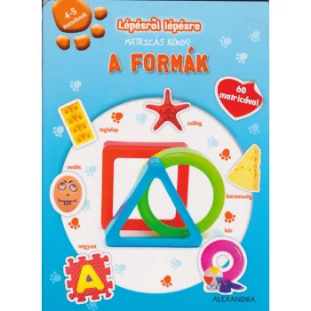 Lépésről lépésre matricás könyv - A formák