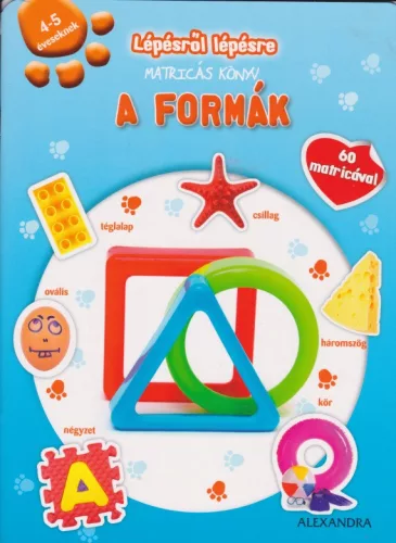 Lépésről lépésre matricás könyv - A formák