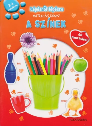 Lépésről lépésre matricás könyv - A színek