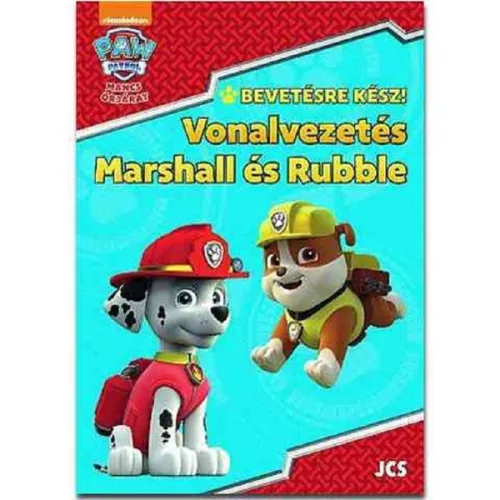 Mancs őrjárat: Vonalvezetés - Marshall és Rubble foglalkoztató füzet