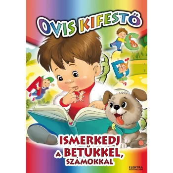   Ovis Kifestő Ismerkedj a betűkkel, számokkal Szépséghibás