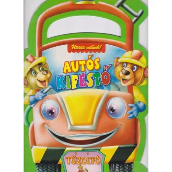 Autós kifestő - Tűzoltó - Jó állapotú antikvár