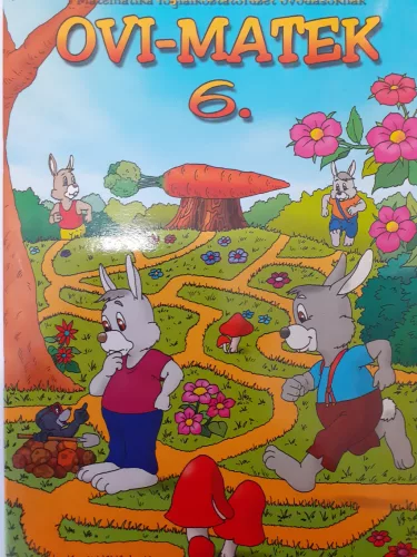 Ovi-matek 6. Matematika foglalkoztatófüzet óvodásoknak Jó állapotú szépséghibás