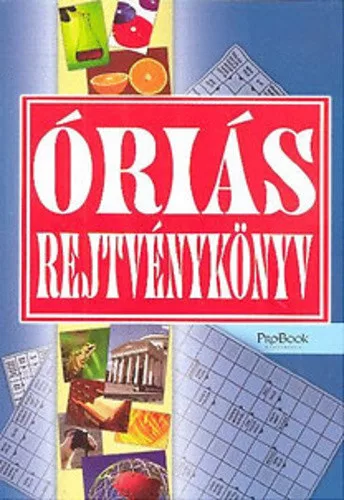 Pintyéné Krucsó Mária: Óriás rejtvénykönyv Tárolás sérült