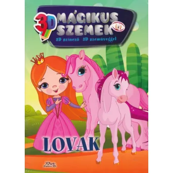 Mágikus szemek - Lovak - 3D színező