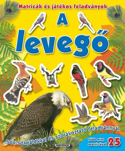 A levegő - Matricák és játékos feladványok - Több mint 25 matricával